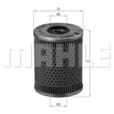 Oljefilter Mahle Original OX 187D