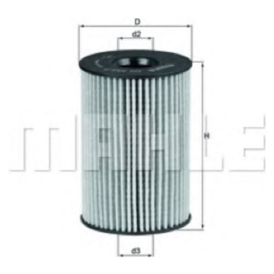 Oljefilter Mahle Original OX 353/7D