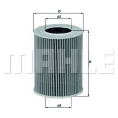 Oljefilter Mahle Original OX 369D