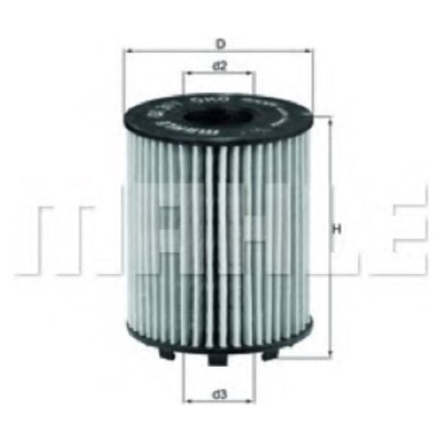 Oljefilter Mahle Original OX 371D