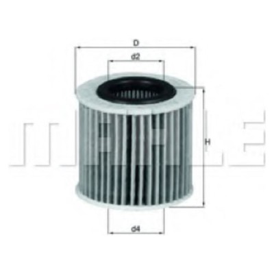Oljefilter Mahle Original OX 416D2
