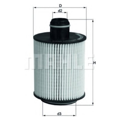Oljefilter Mahle Original OX 553D