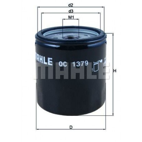 Oljefilter Mahle Original OC 1379