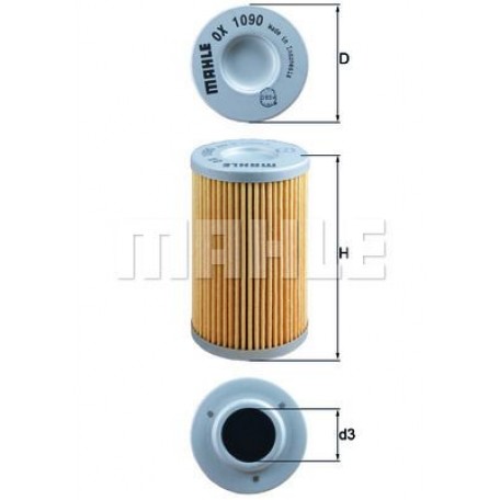 Oljefilter Mahle Original OX1090