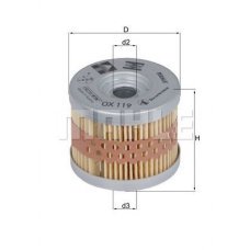 Oljefilter Mahle Original OX119