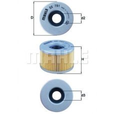 Oljefilter Mahle Original OX791