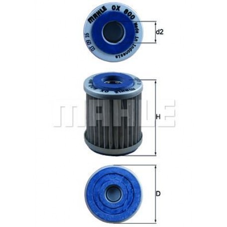 Oljefilter Mahle Original OX 800