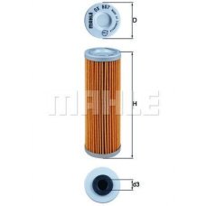Oljefilter Mahle Original OX807