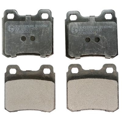 Bromsbelägg Denckermann B110942. Bakaxel (sats)