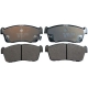 Bromsbelägg Denckermann B111001. Framaxel (sats)