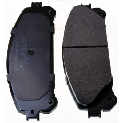 Bromsbelägg Denckermann B111346. Framaxel (sats)