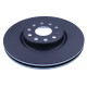Bromsskiva Denckermann B130300P, Framaxel
