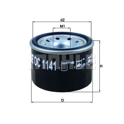 Oljefilter Mahle Original OC 1141