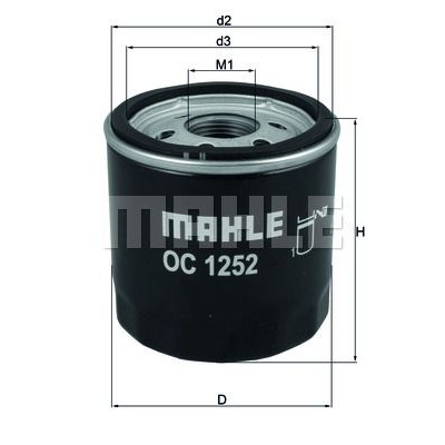 Oljefilter Mahle Original OC 1252