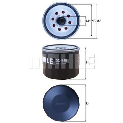 Oljefilter Mahle Original OC 1565