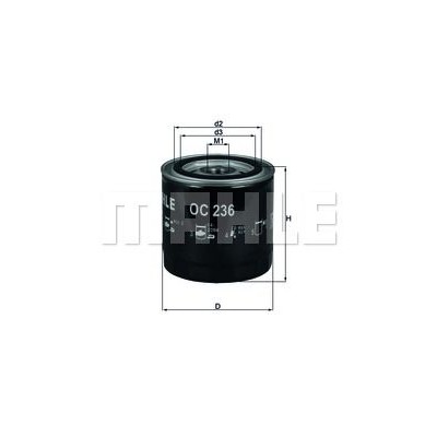 Oljefilter Mahle Original OC 236