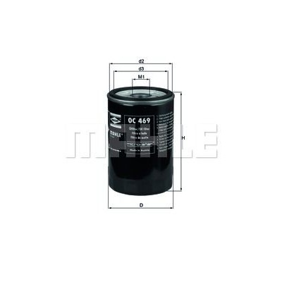 Oljefilter Mahle Original OC 469