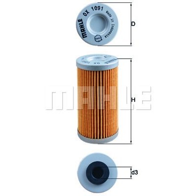 Oljefilter Mahle Original OX 1091