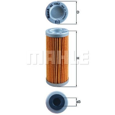 Oljefilter Mahle Original OX 1092