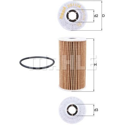 Oljefilter Mahle Original OX 1138D