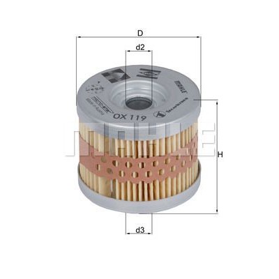 Oljefilter Mahle Original OX 119