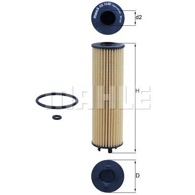Oljefilter Mahle Original OX 1340D