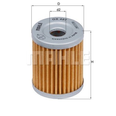 Oljefilter Mahle Original OX 407