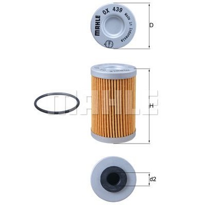 Oljefilter Mahle Original OX 439D