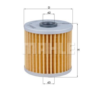 Oljefilter Mahle Original OX 796
