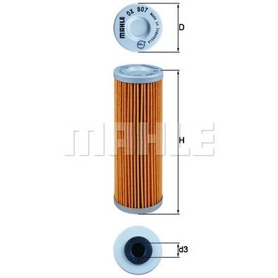 Oljefilter Mahle Original OX 807