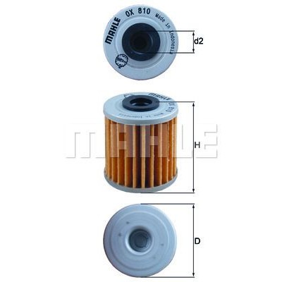 Oljefilter Mahle Original OX 810