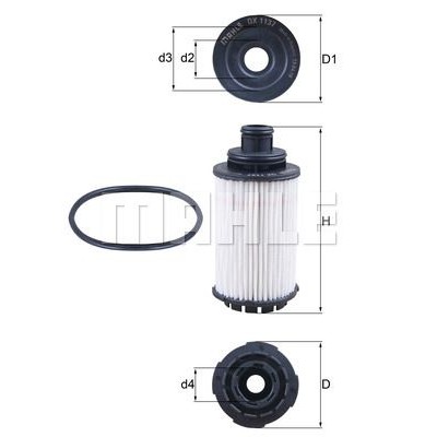 Oljefilter Mahle Original OX 1137D
