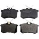Bromsbelägg Denckermann B110041. Bakaxel (sats)